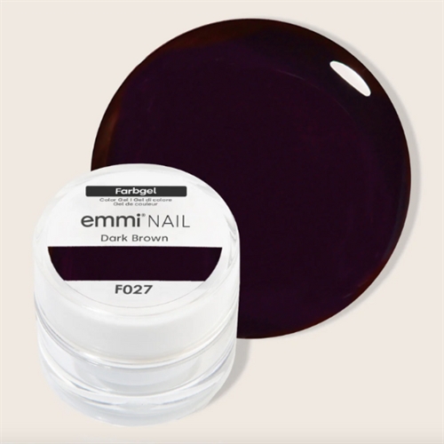 Color Gel Dark Brown - F027 *Vegan